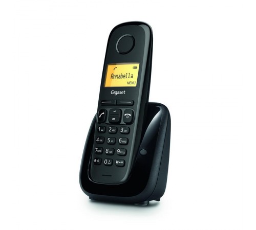 Радiотелефон DECT Gigaset A180 Black (S30852-H2807-R601)