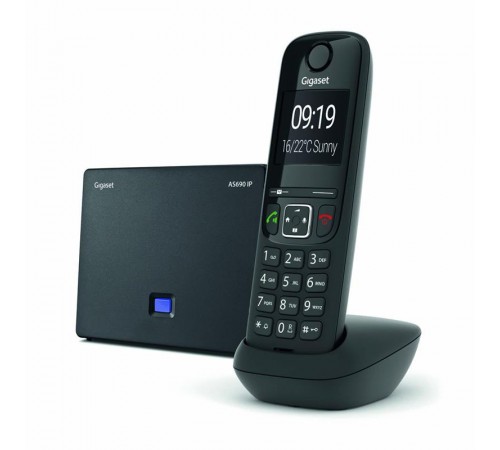 Радiотелефон DECT Gigaset AS690 IP Black (S30852H2813S301)