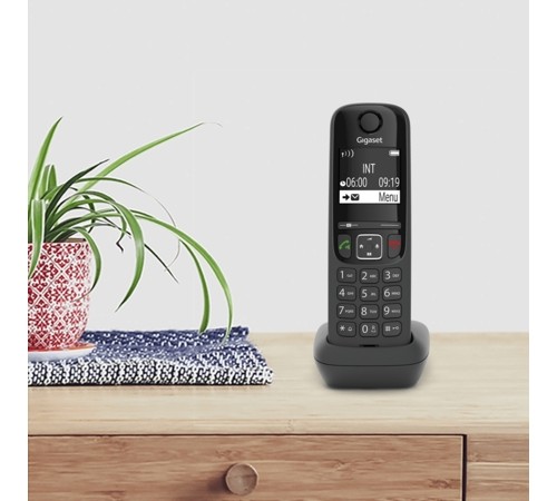 Радiотелефон DECT Gigaset AS690 IP Black (S30852H2813S301)