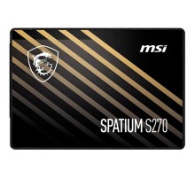 Накопичувач SSD  480GB MSI Spatium S270 2.5" SATAIII 3D TLC (S78-440E350-P83)