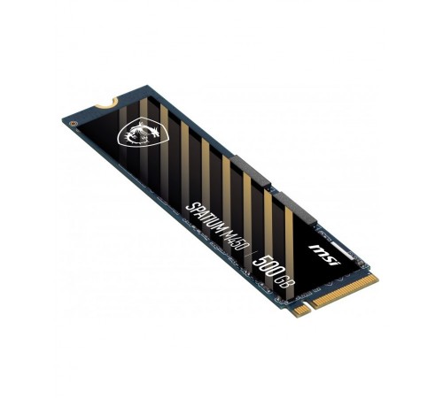 Накопичувач SSD 500GB MSI Spatium M450 M.2 2280 PCIe 4.0 x4 NVMe 3D NAND TLC (S78-440K220-P83)
