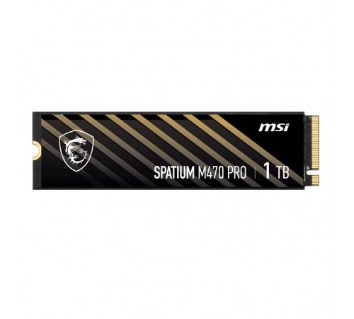 Накопичувач SSD 1TB MSI Spatium M470 Pro M.2 2280 PCIe 4.0 x4 NVMe 3D NAND TLC (S78-440L0J0-P83)