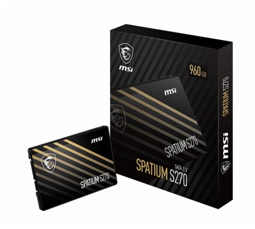 Накопичувач SSD 240GB MSI Spatium S270 2.5" SATAIII 3D TLC (S78-440N070-P83)
