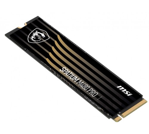 Накопичувач SSD 2TB MSI Spatium M480 Pro M.2 2280 PCIe 4.0 x4 NVMe 3D NAND TLC (S78-440Q600-P83)