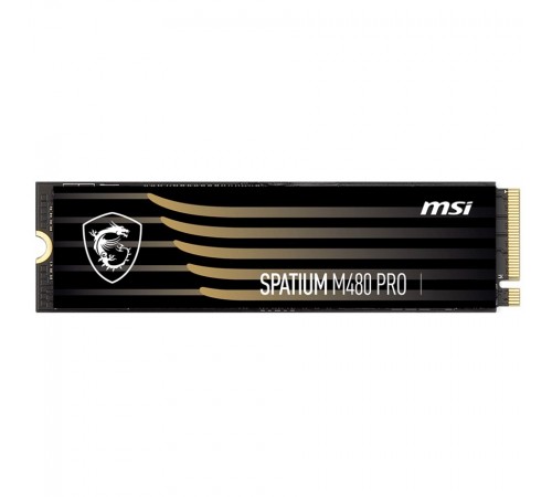 Накопичувач SSD 2TB MSI Spatium M480 Pro M.2 2280 PCIe 4.0 x4 NVMe 3D NAND TLC (S78-440Q600-P83)