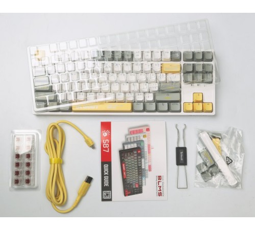 Клавіатура Bloody S87 Energy White