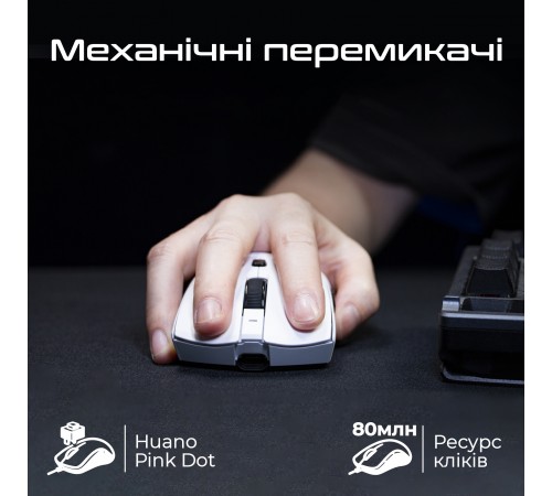 Миша бездротова RAWM SA-MH01 White
