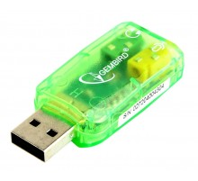 Звукова карта Gembird SC-USB-01 Green