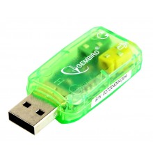 Звукова карта Gembird SC-USB-01 Green