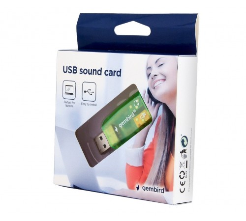 Звукова карта Gembird SC-USB-01 Green