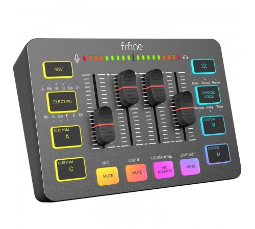 Мікшерный пульт Fifine SC3
