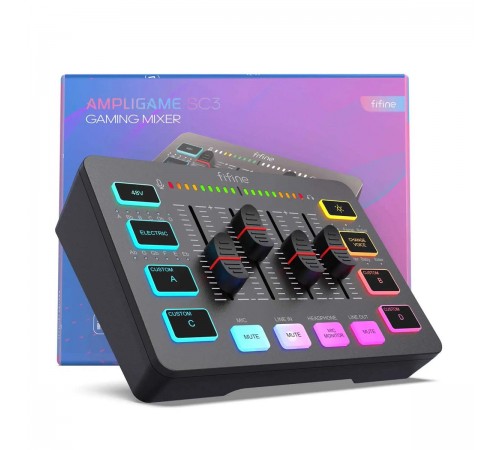 Мікшерный пульт Fifine SC3