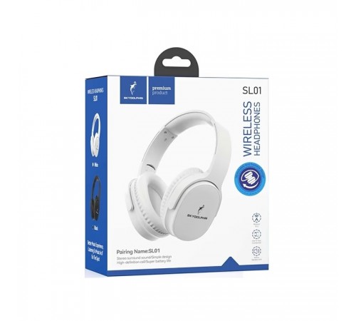Bluetooth-гарнітура SkyDolphin SL01 White (SDBTE-000185)