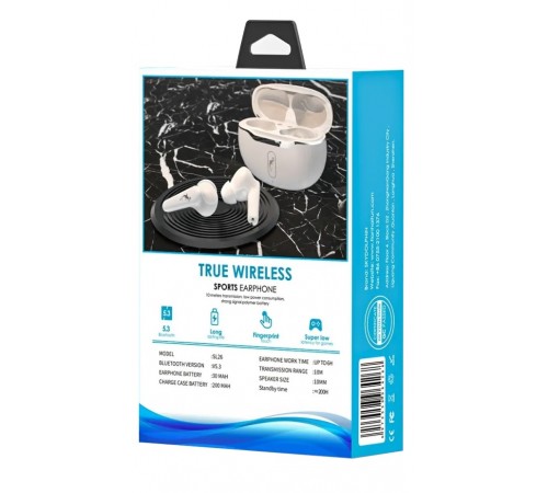 Bluetooth-гарнітура SkyDolphin TWS SL26 White (SDBTE-000189)