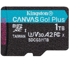 Карта пам`яті MicroSDXC 1TB UHS-I/U3 Class 10 Kingston Canvas Go! Plus R170/W90MB/s (SDCG3/1TBSP)