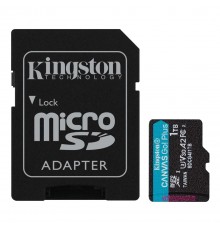 Карта пам`яті MicroSDXC 1TB UHS-I/U3 Class 10 Kingston Canvas Go! Plus R200/W160MB/s + SD-адаптер (SDCG4/1TB)