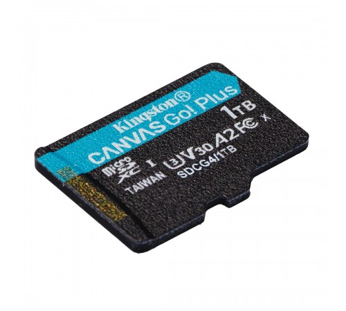 Карта пам`яті MicroSDXC 1TB UHS-I/U3 Class 10 Kingston Canvas Go! Plus R200/W160MB/s (SDCG4/1TBSP)