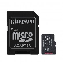 Карта пам`ятi MicroSDHC 16GB UHS-I/U3 Class 10 Kingston Industrial + SD-adapter (SDCIT2/16GB)