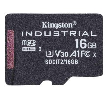 Карта пам`ятi MicroSDHC 16GB UHS-I/U3 Class 10 Kingston Industrial (SDCIT2/16GBSP)