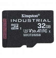 Карта пам`ятi MicroSDHC 32GB UHS-I/U3 Class 10 Kingston Industrial (SDCIT2/32GBSP)