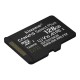 Карта пам`яті MicroSDXC 128GB UHS-I Class 10 Kingston Canvas Select Plus R150MB/s + SD-адаптер (SDCS3/128GB)