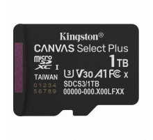 Карта пам`яті MicroSDXC 1TB UHS-I Class 10 Kingston Canvas Select Plus R150MB/s (SDCS3/1TBSP)
