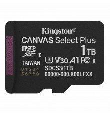 Карта пам`яті MicroSDXC 1TB UHS-I Class 10 Kingston Canvas Select Plus R150MB/s (SDCS3/1TBSP)
