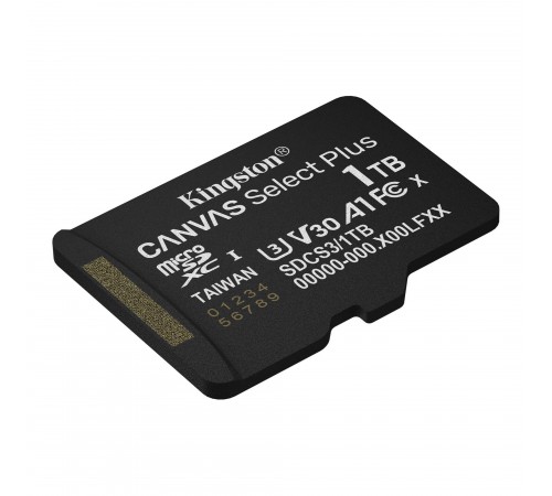 Карта пам`яті MicroSDXC 1TB UHS-I Class 10 Kingston Canvas Select Plus R150MB/s (SDCS3/1TBSP)
