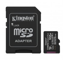 Карта пам`яті MicroSDXC 512GB UHS-I Class 10 Kingston Canvas Select Plus R150MB/s + SD-адаптер (SDCS3/512GB)