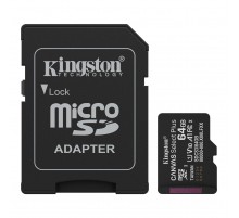Карта пам`яті MicroSDXC 64GB UHS-I Class 10 Kingston Canvas Select Plus R150MB/s + SD-адаптер (SDCS3/64GB)