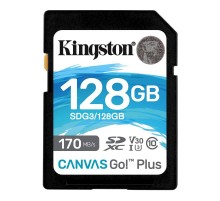 Карта пам`ятi SDXC 128GB UHS-I/U3 Class 10 Kingston Canvas Go! Plus R170/W90MB/s (SDG3/128GB)