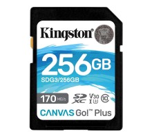 Карта пам`ятi SDXC 256GB UHS-I/U3 Class 10 Kingston Canvas Go! Plus R170/W90MB/s (SDG3/256GB)