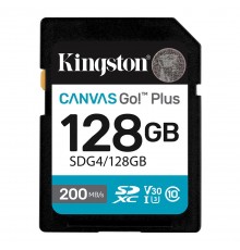 Карта пам`ятi SDXC 128GB UHS-I/U3 Class 10 Kingston Canvas Go! Plus R200/W200MB/s (SDG4/128GB)