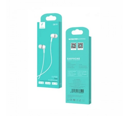 Гарнітура SkyDolphin SR19 White (SDHF-000408)
