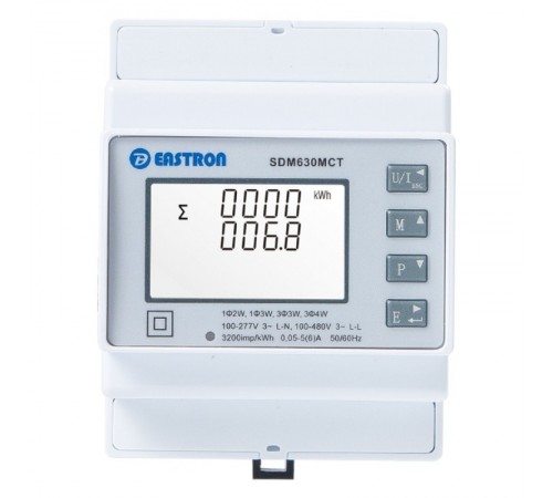Лічільник Three phase energy meter Eastron SDM 630MCT-ETL (ESCT-T36 500A/1A)