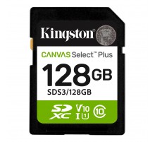 Карта пам`яті SDXC 128GB UHS-I Class 10 Kingston Canvas Select Plus R150MB/s (SDS3/128GB)