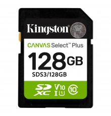 Карта пам`яті SDXC 128GB UHS-I Class 10 Kingston Canvas Select Plus R150MB/s (SDS3/128GB)