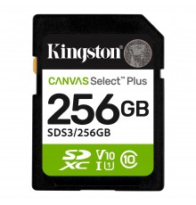 Карта пам`яті SDXC 256GB UHS-I Class 10 Kingston Canvas Select Plus R150MB/s (SDS3/256GB)