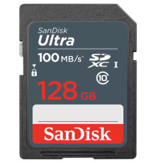 Карта пам`яті SDXC 128GB UHS-I Class 10 SanDisk Ultra R100MB/s (SDSDUNR-128G-GN3IN)