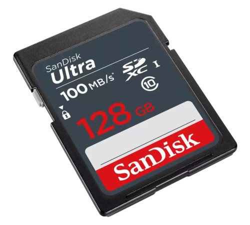 Карта пам`яті SDXC 128GB UHS-I Class 10 SanDisk Ultra R100MB/s (SDSDUNR-128G-GN3IN)