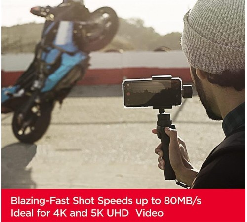 Карта пам`ятi MicroSDXC 128GB C10 UHS-I SanDisk Extreme V30 U3 R190/W90MB/s + SD (SDSQXAA-128G-GN6MA)