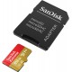 Карта пам`ятi MicroSDXC512GB C10 UHS-I SanDisk Extreme V30 U3 R190/W130MB/s + SD (SDSQXAV-512G-GN6MA)