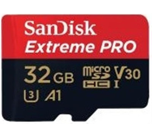 Карта пам`яті MicroSDHC 32GB UHS-I/U3 Class 10 SanDisk Extreme Pro A1 + SD-адаптер R100/W90MB/s (SDSQXCG-032G-GN6MA)