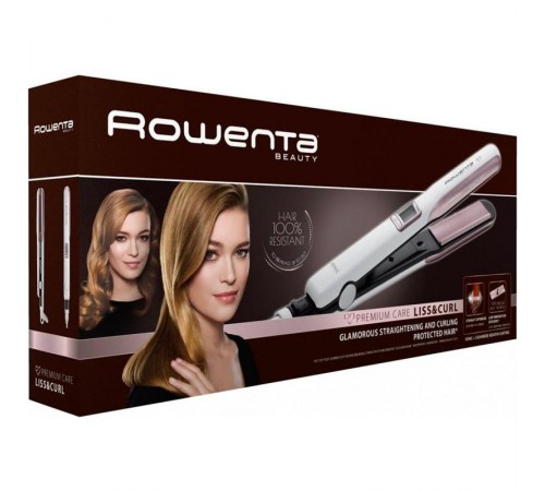 Випрямляч для волосся Rowenta SF7660F0 Premium Care Liss&Curl
