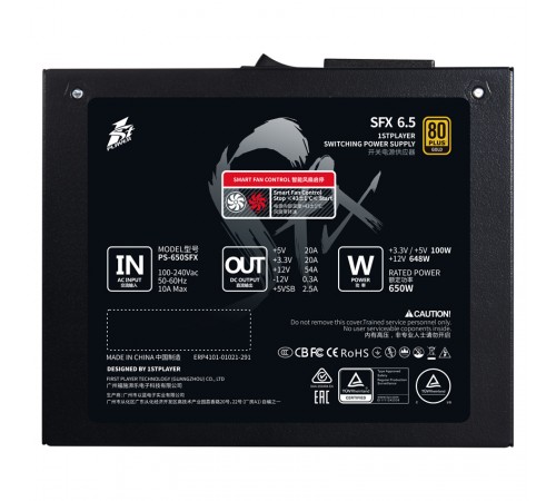 Блок живлення 1stPlayer PS-650SFX (SFX-GLD-650-BK-EU) 650W