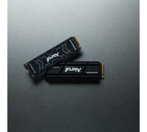 Накопичувач SSD 2TB Kingston Fury Renegade with Heatsink M.2 2280 PCIe 4.0 x4 NVMe 3D TLC (SFYRDK/2000G)