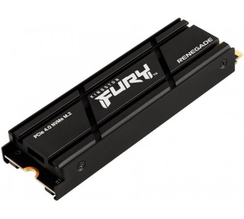 Накопичувач SSD 1TB Kingston Fury Renegade with Heatsink M.2 2280 PCIe 4.0 x4 NVMe 3D TLC (SFYRSK/1000G)