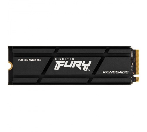 Накопичувач SSD 1TB Kingston Fury Renegade with Heatsink M.2 2280 PCIe 4.0 x4 NVMe 3D TLC (SFYRSK/1000G)