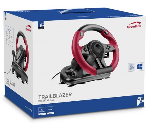 Кермо Speed Link Trailblazer Racing Wheel (SL-450500-BK) Black/Red USB