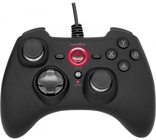 Геймпад дротовий SpeedLink Rait PC/PS3/Switch Black (SL-650010-BK) Геймпад дротовий SpeedLink Rait PC/PS3/Switch Black (SL-650010-BK)